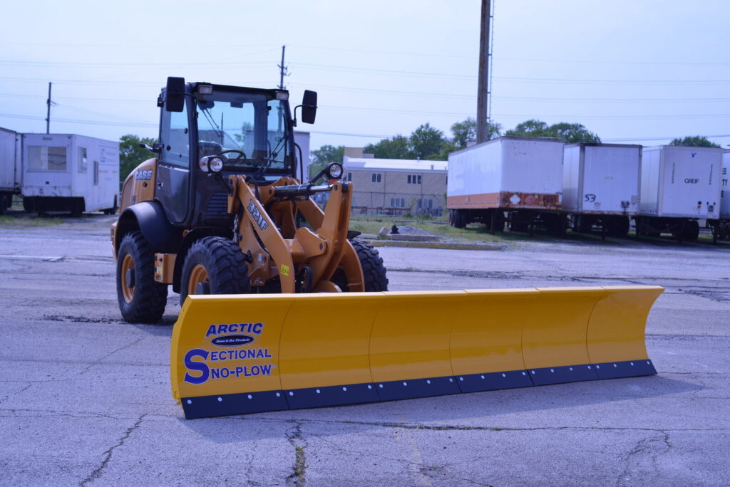 arctic snow and ice sectional sno-plow for sale