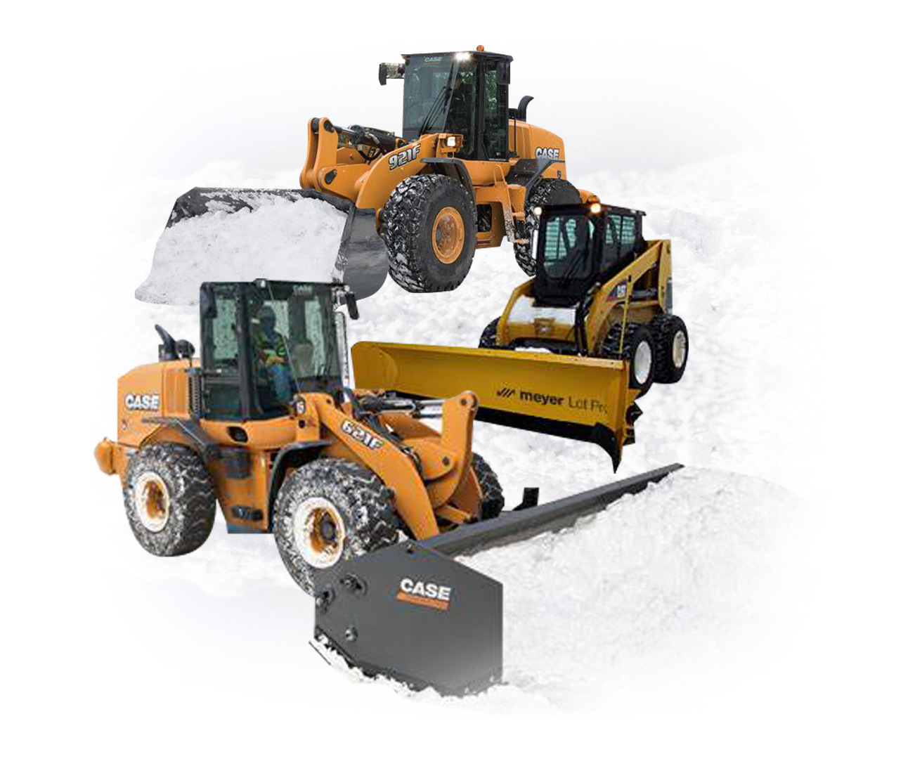 snow-removal-equipment-rentals-alberta wheel loader with attachments