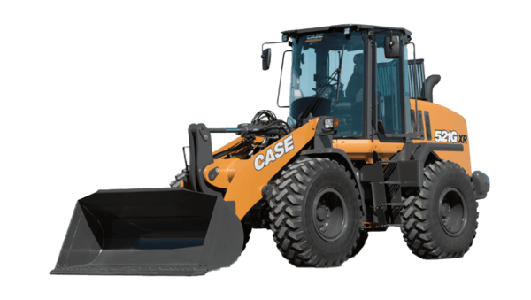 CASE 521G wheel loader for rent in western canada