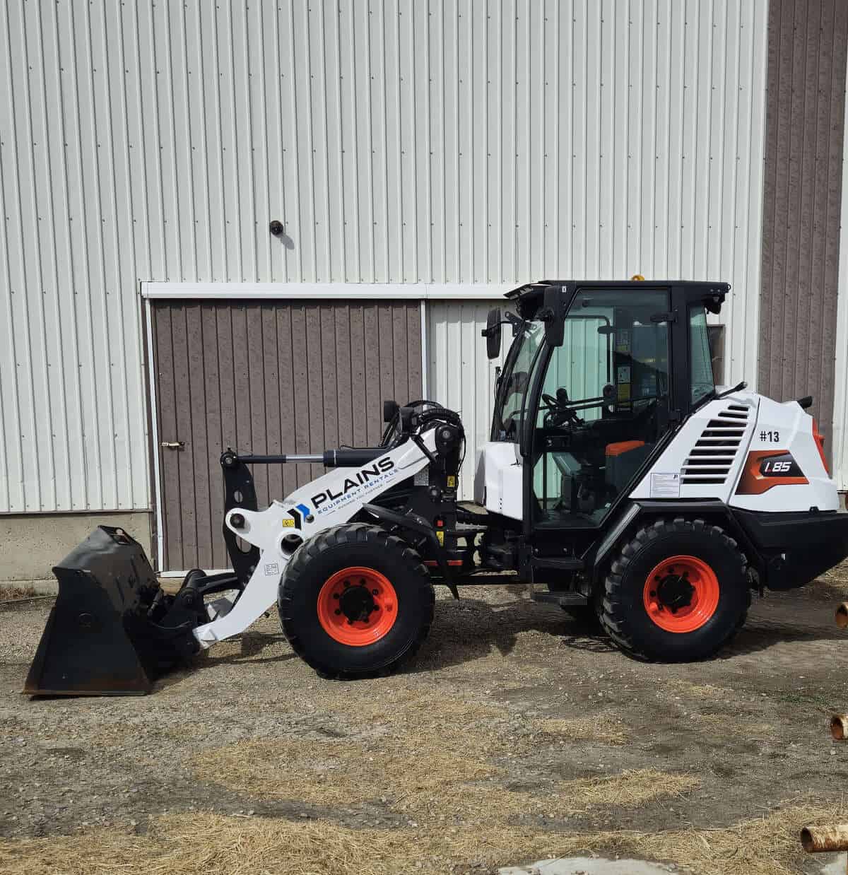 bobcat-l85-wheel-loader-side-profile-western-canada-plains-rentals