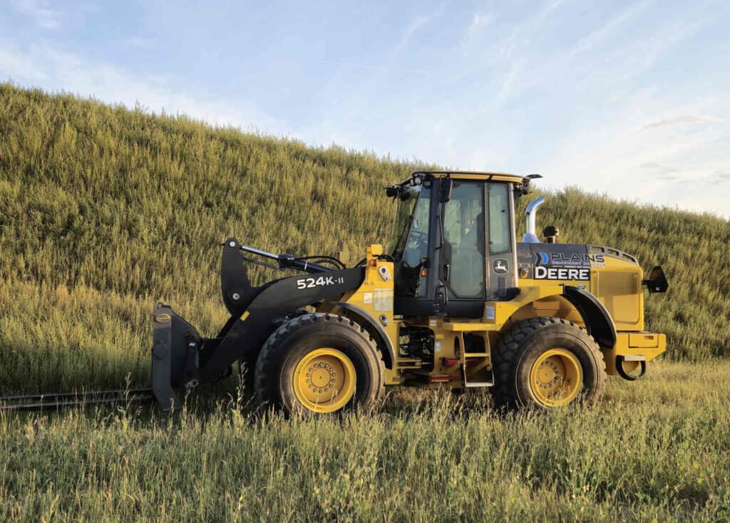 john deere 524k ii wheel loader western canada construction equipment rental