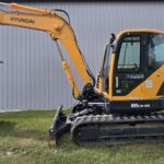 2019 Hyundai 80CR-9A 8-ton excavator for sale in Western Canada
