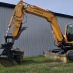 Hyundai 80CR-9A excavator side profile