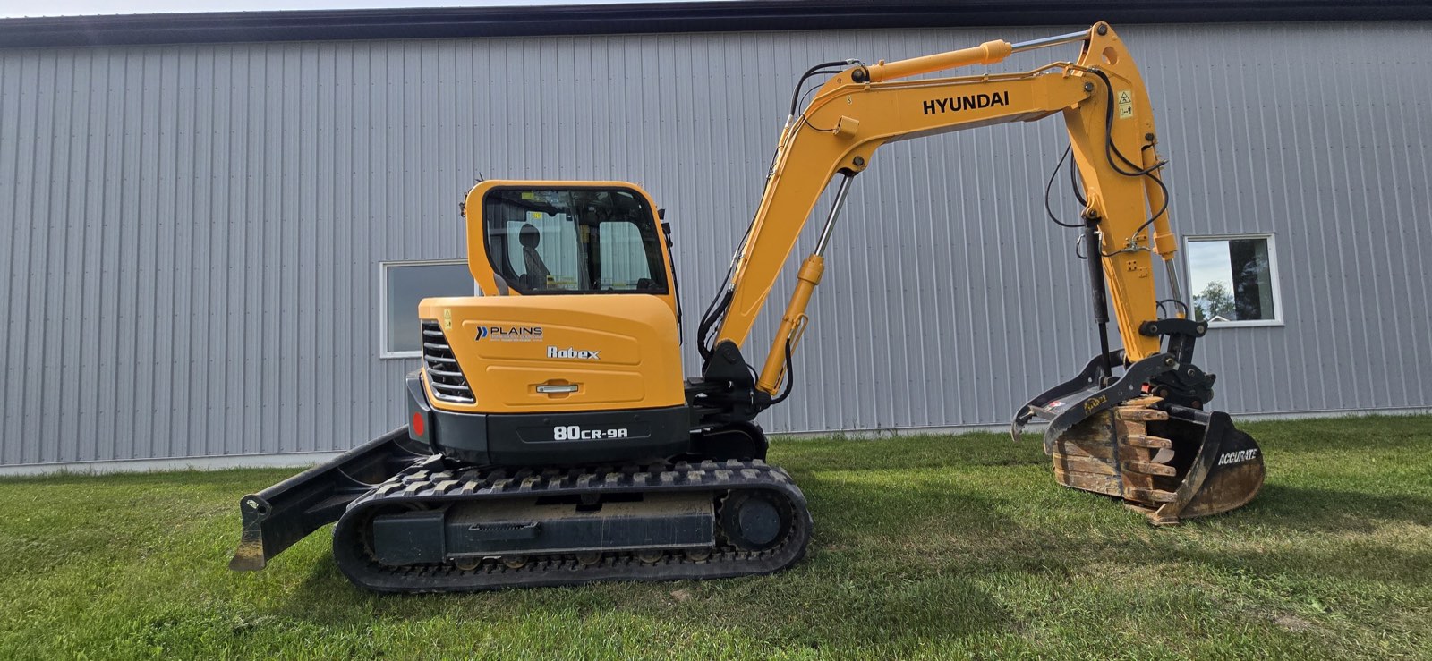 Hyundai 80CR-9A excavator undercarriage and tracks